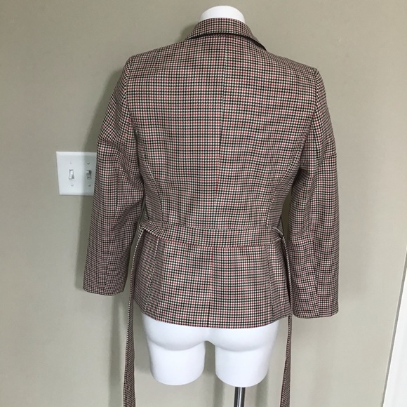 Evan Picone Houndstooth blazer jacket - Picture 3 of 8